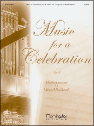 Book cover for Music for a Celebration, Set 4