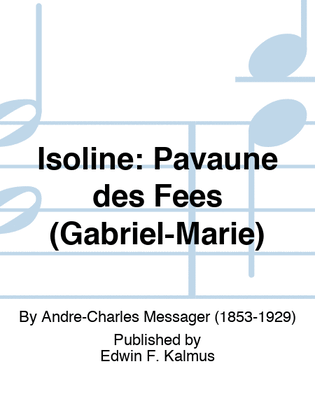 Isoline: Pavaune des Fees (Gabriel-Marie)