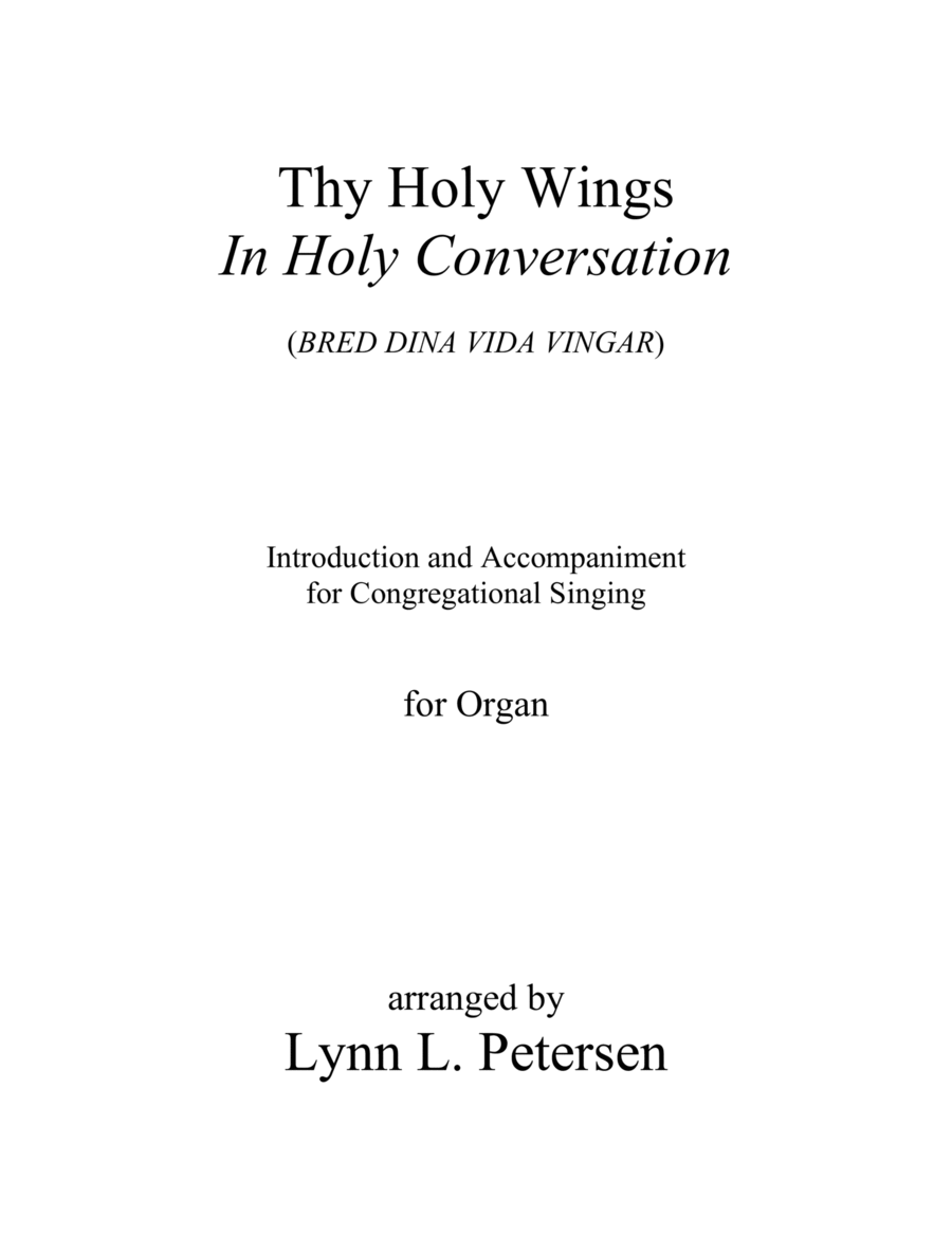 Thy Holy Wings / In Holy Conversation image number null