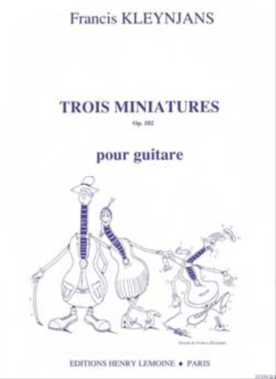 Miniatures (3) Acoustic Guitar scores gallery preview page 1
