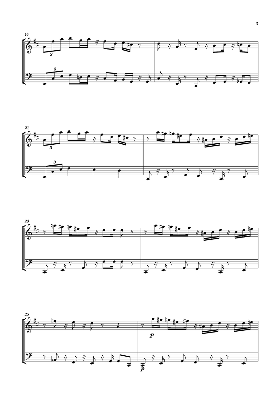 Super Mario Bros. Opus Bassoon scores gallery preview page 3