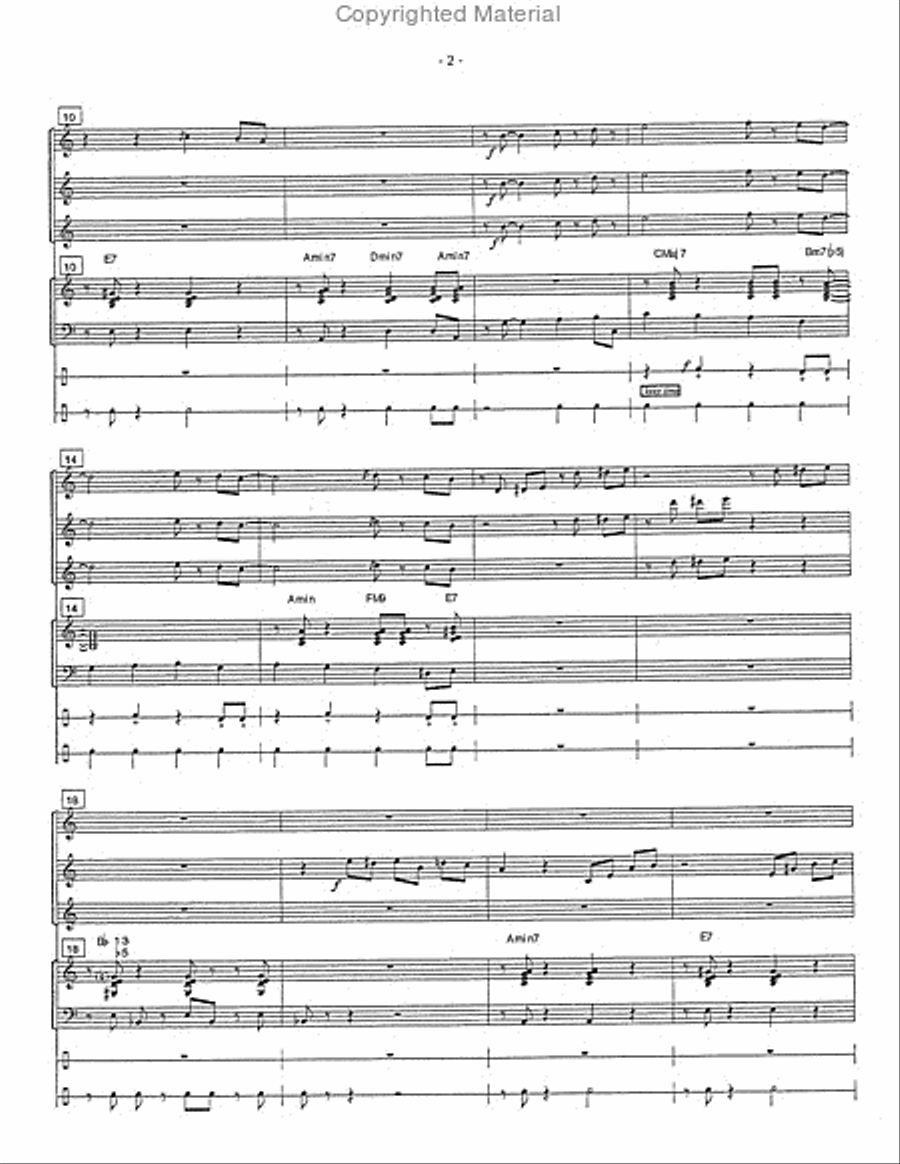 For Elise For Elise Percussion Ensemble scores gallery preview page 3