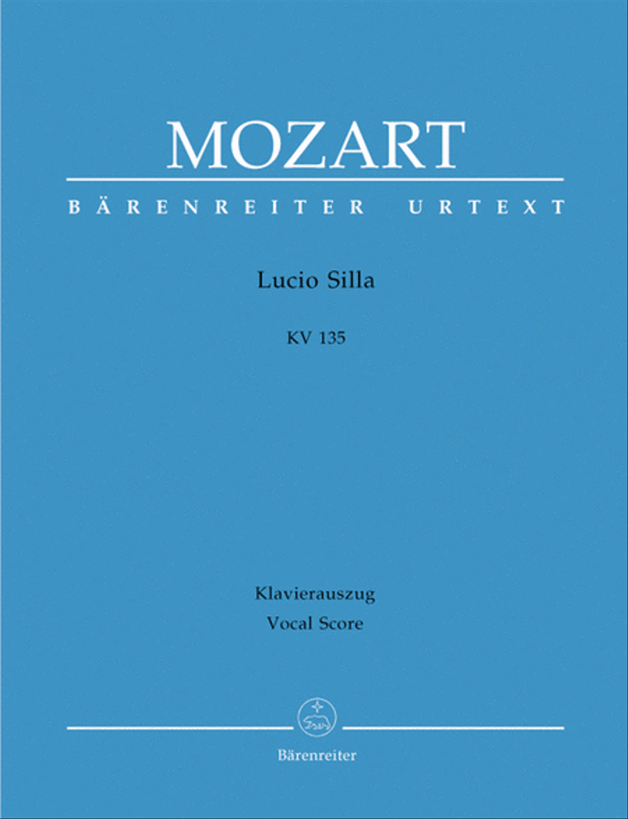 Lucio Silla, KV 135 Mixed Choir scores gallery preview page 1