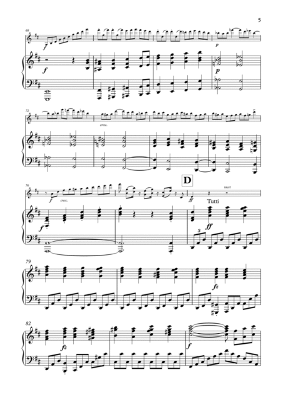 Concerto No. 2 for Violin, b-minor Violin Solo scores gallery preview page 5