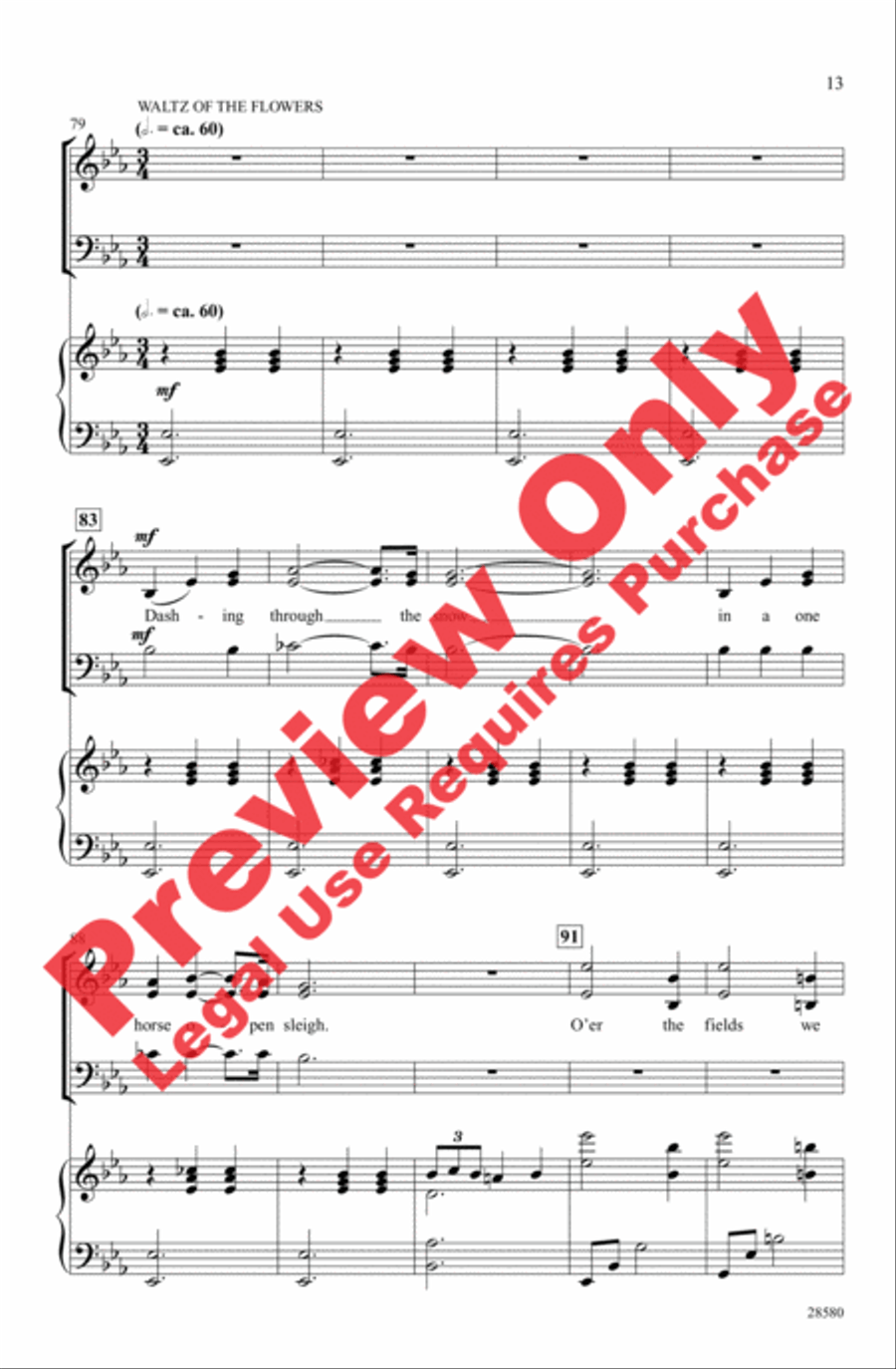Nutcracker Jingles 3-Part scores gallery preview page 12
