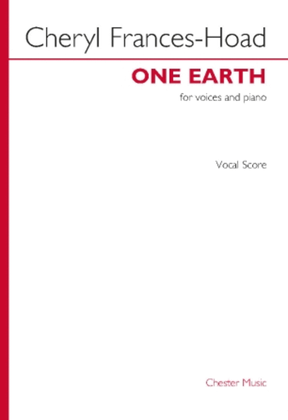 Book cover for One Earth (Vocal Score)