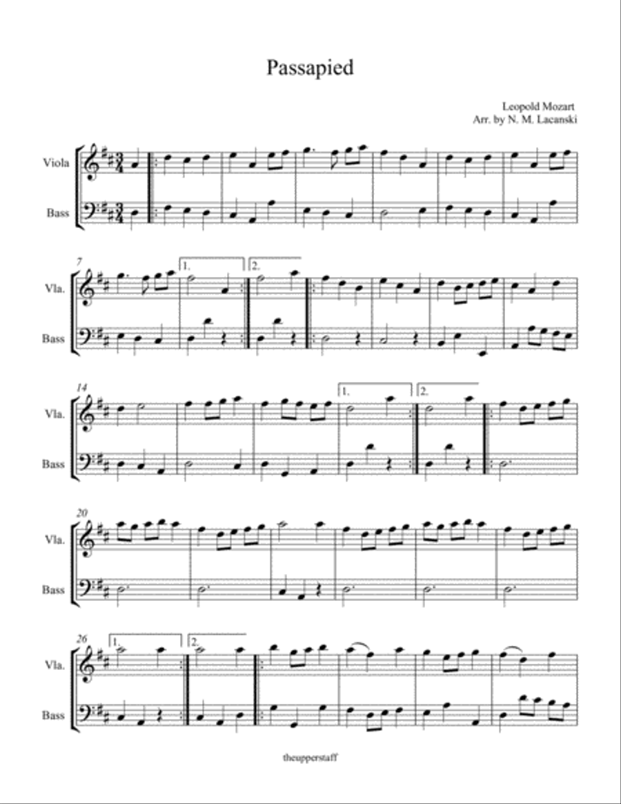 Passapied String Duet scores gallery preview page 2