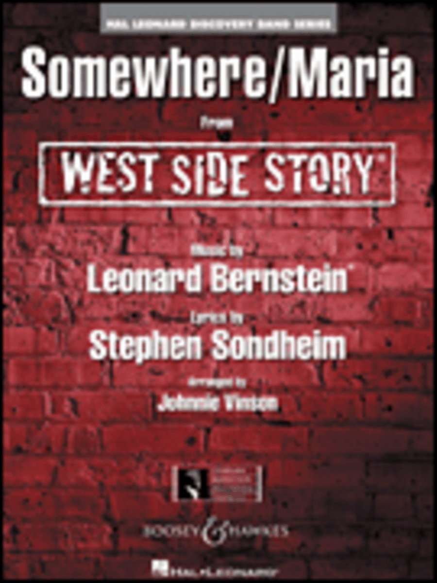 Maria/Somewhere (from West Side Story) Full Score Concert Band Methods scores gallery preview page 1