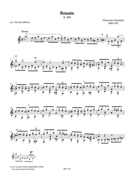2 Sonates, vol. 1, K. 386, 232