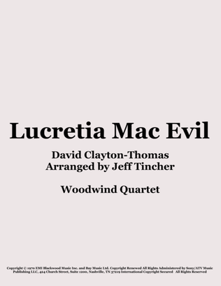 Lucretia Mac Evil
