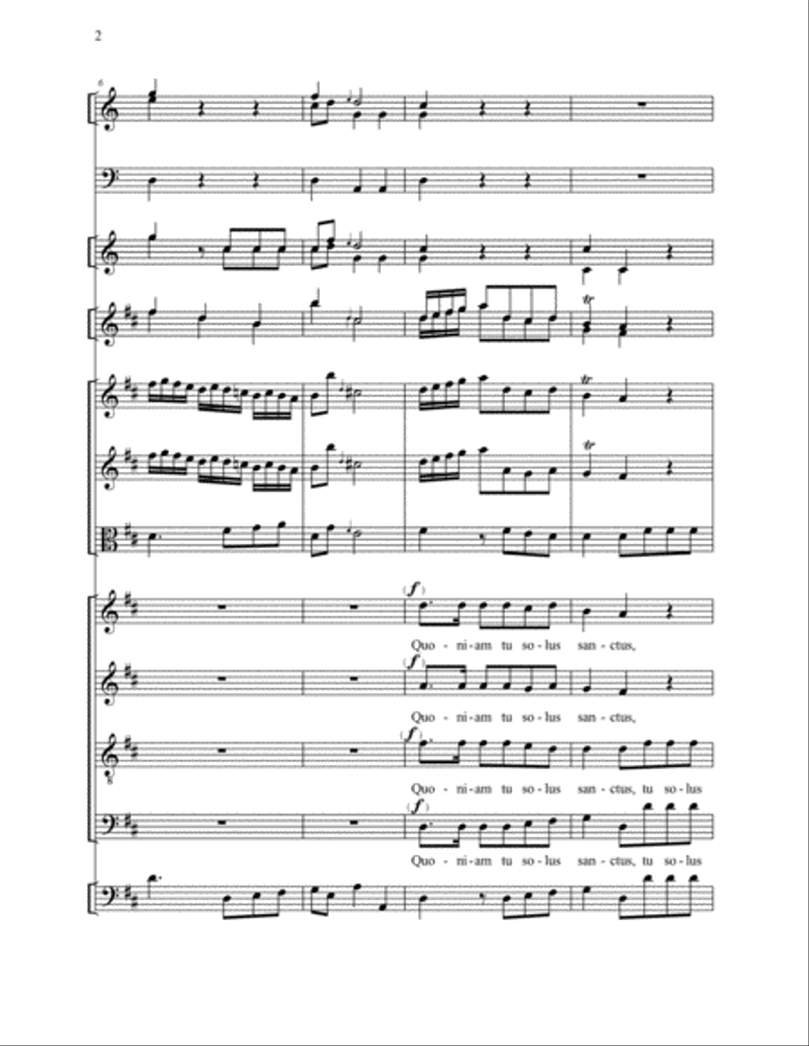 Quoniam Quoniam 4-Part scores gallery preview page 3