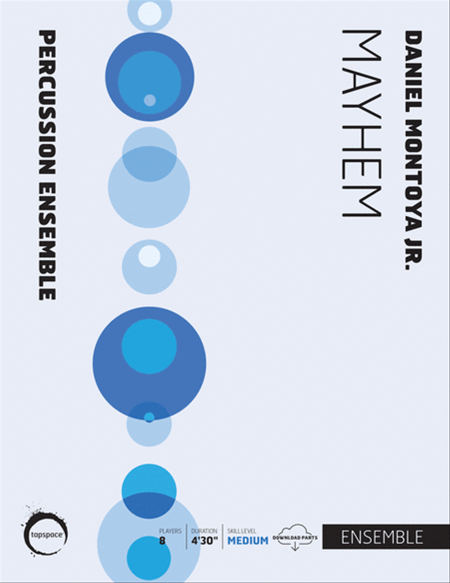 Mayhem Percussion Ensemble scores gallery preview page 1