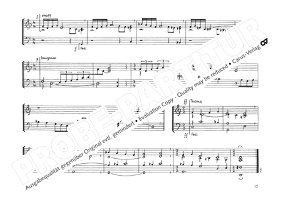 Two Organ Works (Zwei Orgelstucke) Organ scores gallery preview page 16