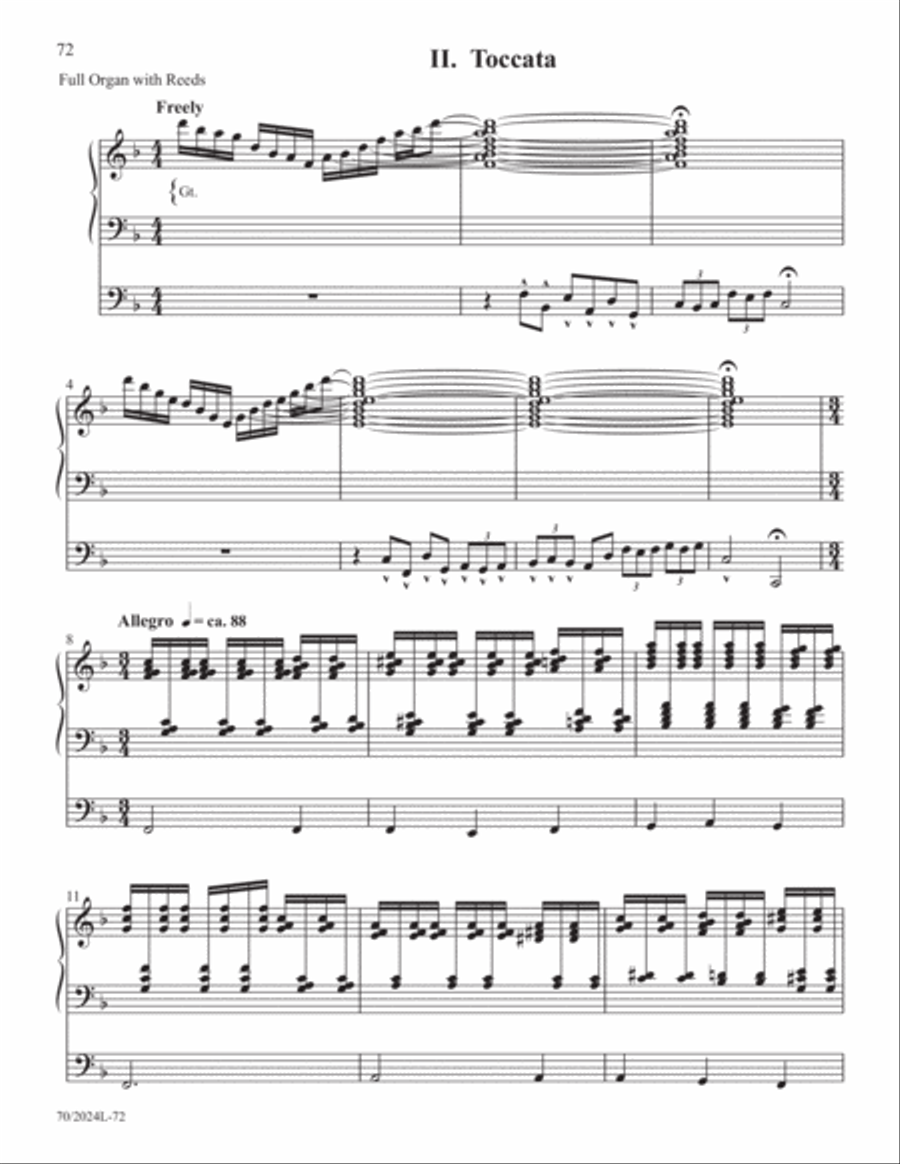 The Sacred Organ Library, Vol. 1 Organ Solo scores gallery preview page 34