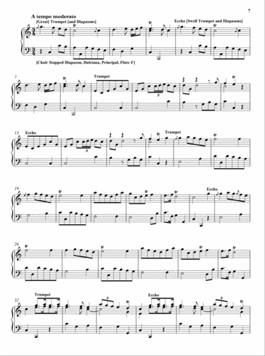 18th-century English Organ Music, Volume 3 Organ Solo scores gallery preview page 3
