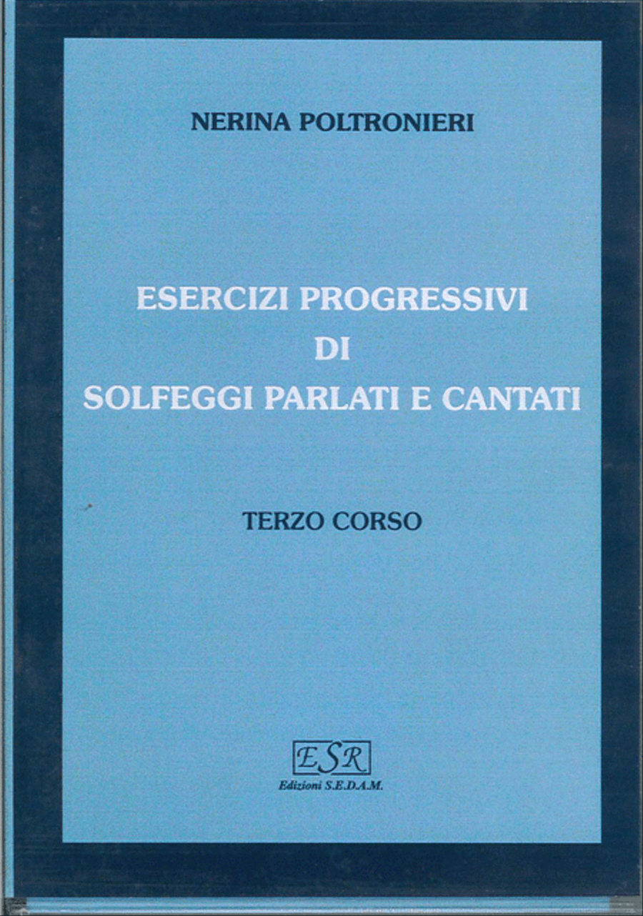 Esercizi Progr. Di Solfeggi Parlati E Cantati 3 CD scores gallery preview page 1