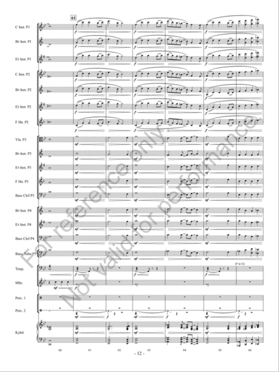 Antecedium Concert Band scores gallery preview page 13