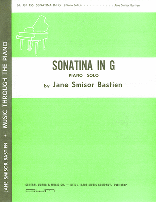 Book cover for Sonatina in G