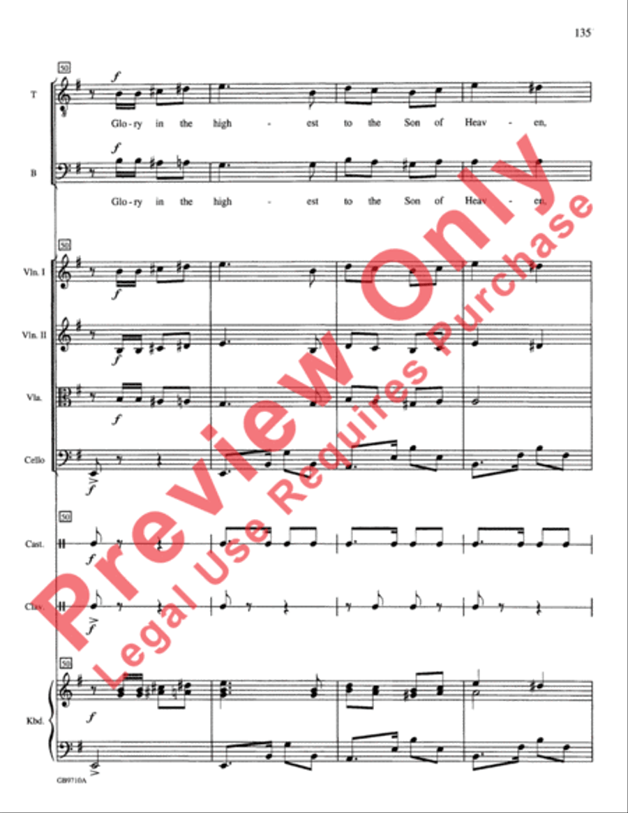 A Festival of Lessons and Carols Choir scores gallery preview page 136