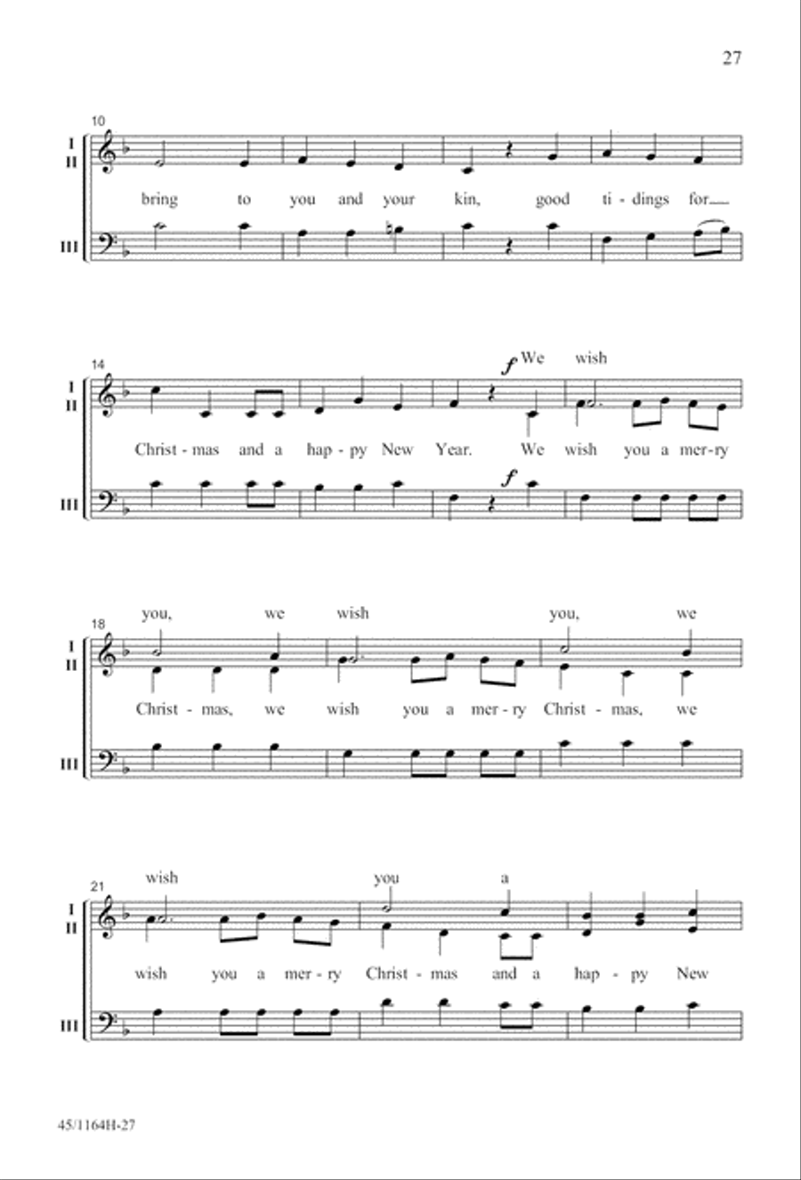 A-Caroling We Go! 3-Part scores gallery preview page 27