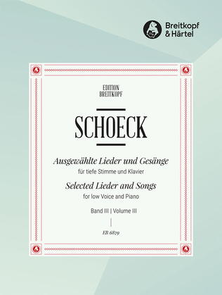 Selected Lieder and Songs