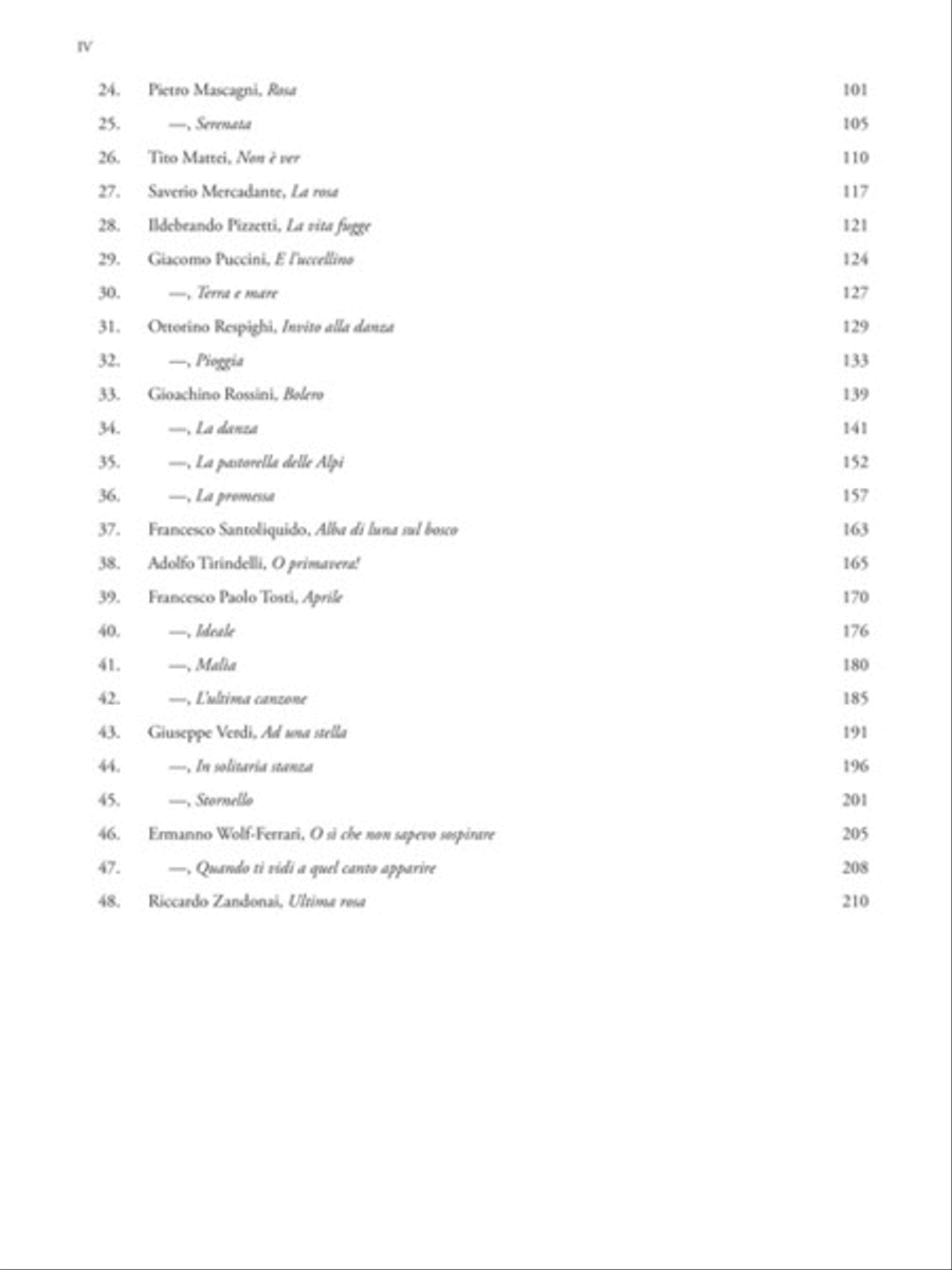 Italian Art Songs Medium Voice scores gallery preview page 3