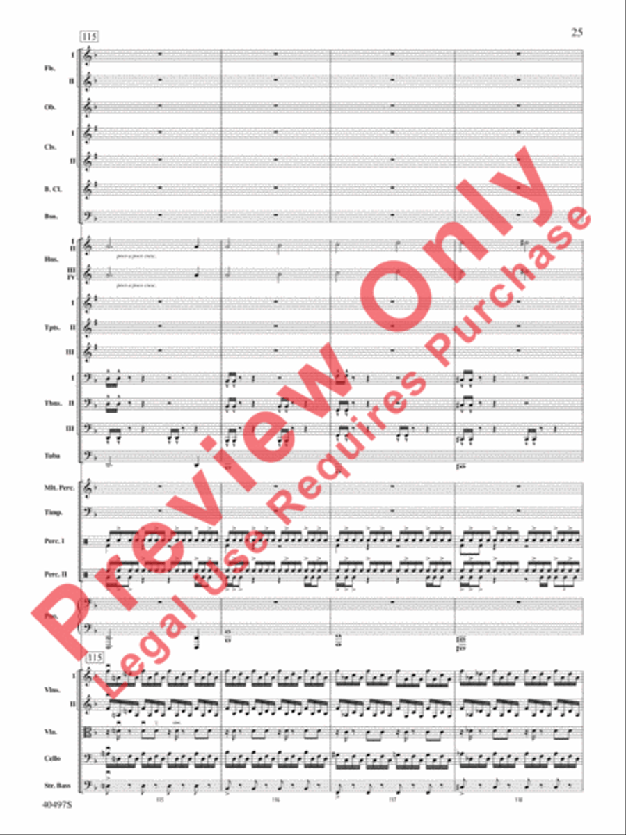 Batman: The Dark Knight Rises Full Orchestra scores gallery preview page 26