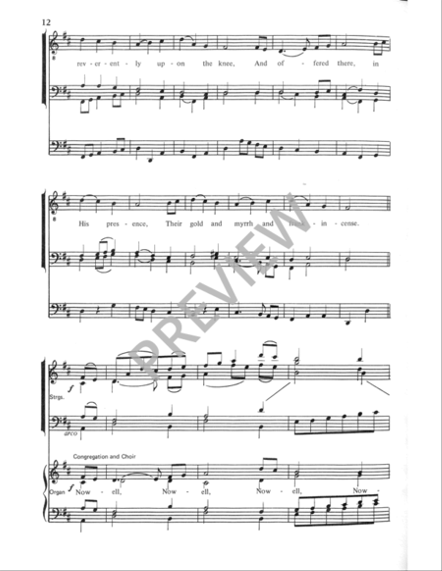 The First Nowell The First Nowell 4-Part scores gallery preview page 12