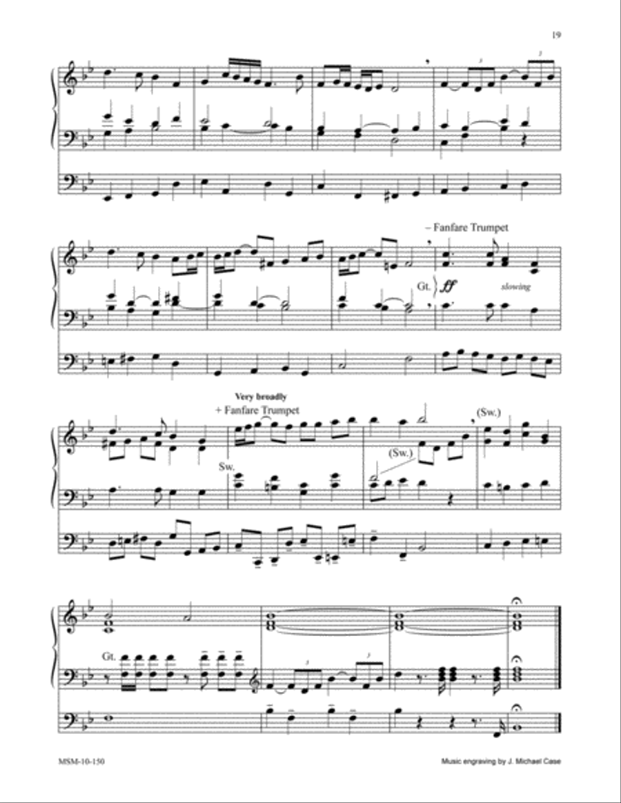 Three Christmas Preludes, Set 2 Organ scores gallery preview page 13