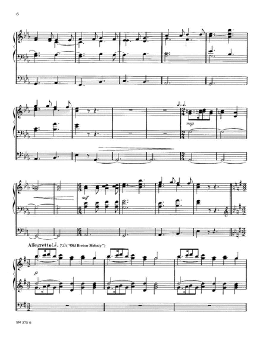 Prelude On Christmas Day Organ scores gallery preview page 6