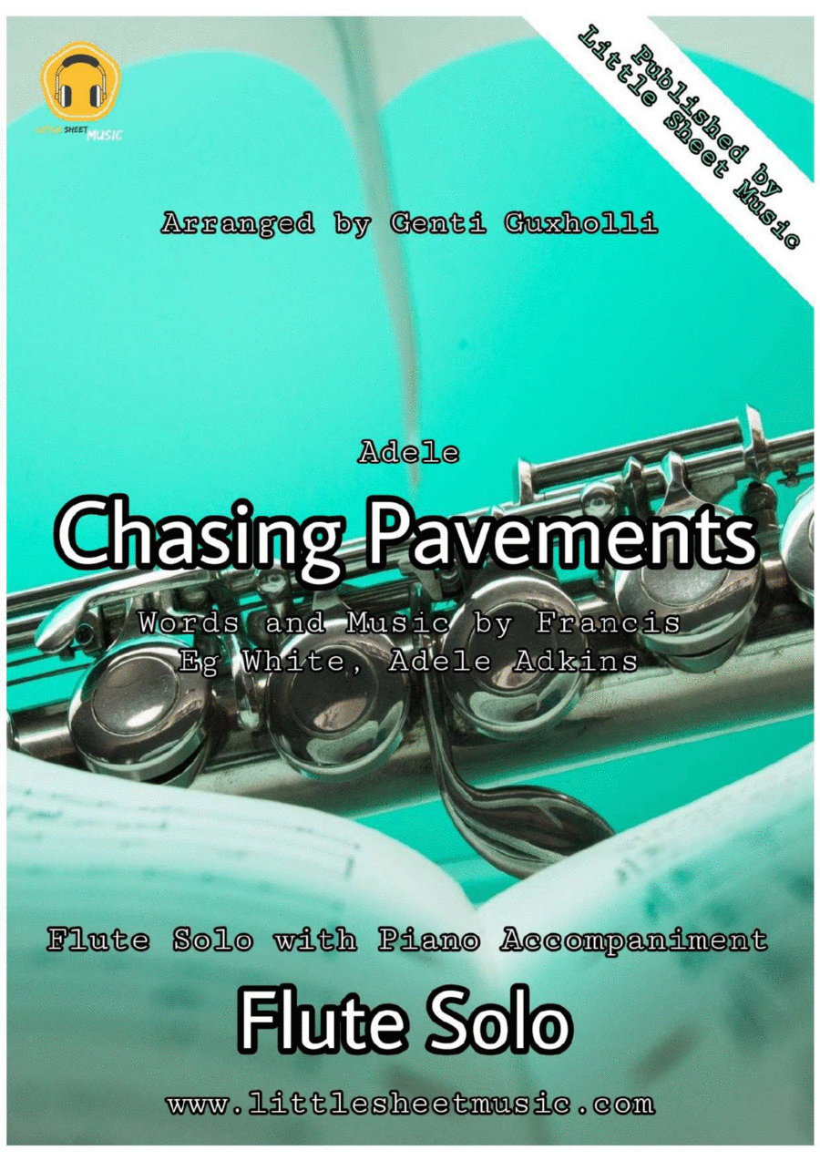 Chasing Pavements Flute Solo scores gallery preview page 1