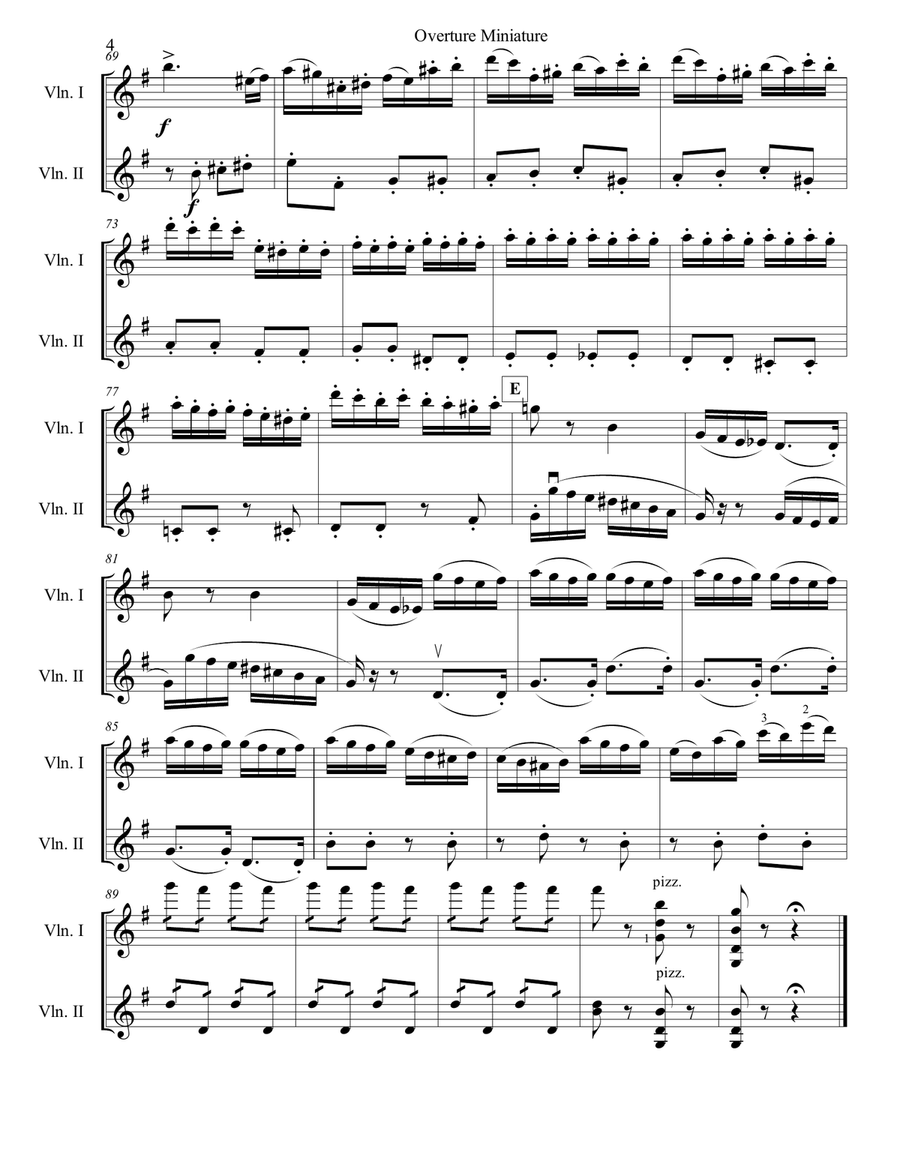 Overture Miniature from 