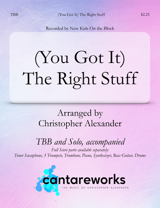 Book cover for (you've Got It) The Right Stuff