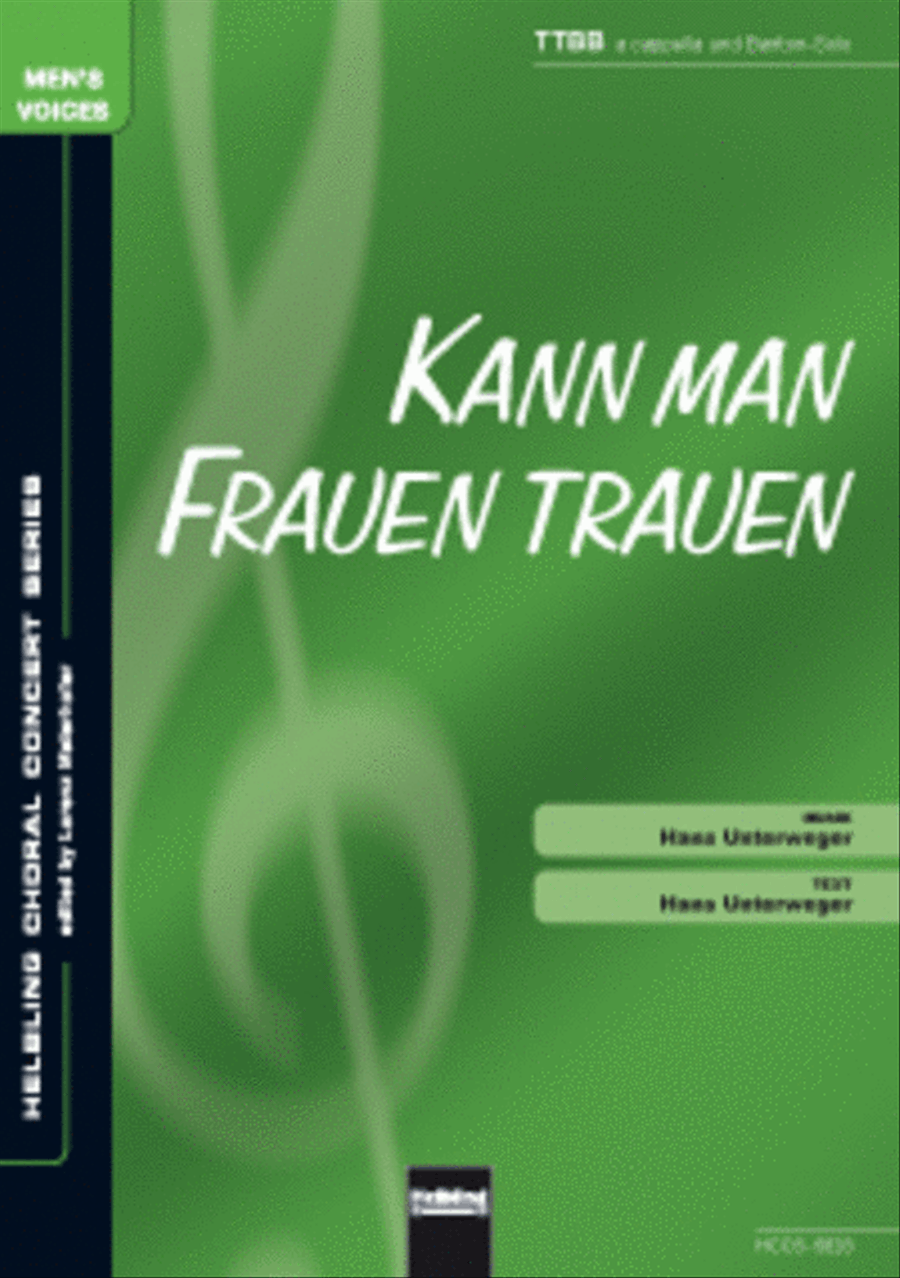 Kann man Frauen trauen TTBB scores gallery preview page 1