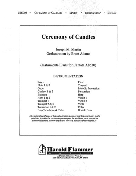 Ceremony Of Candles