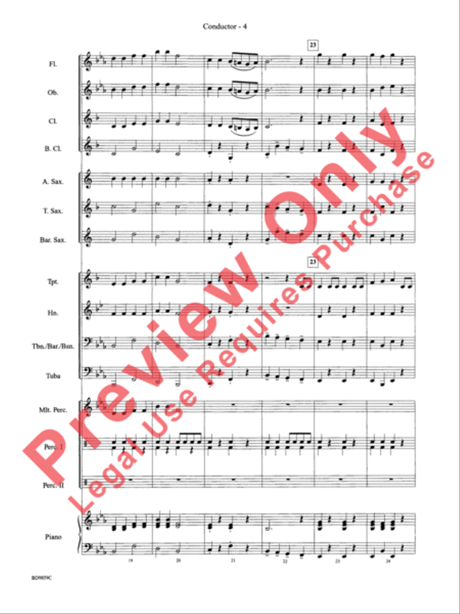 Classic Bits & Pieces (based on Favorite Classic Themes) Concert Band scores gallery preview page 6