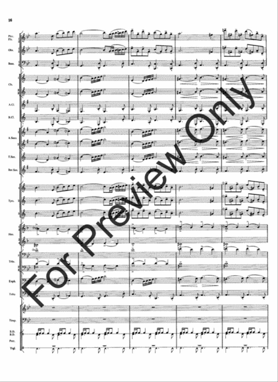 Meramec Rhapsody (Score) Meramec Rhapsody (Score) Concert Band scores gallery preview page 18