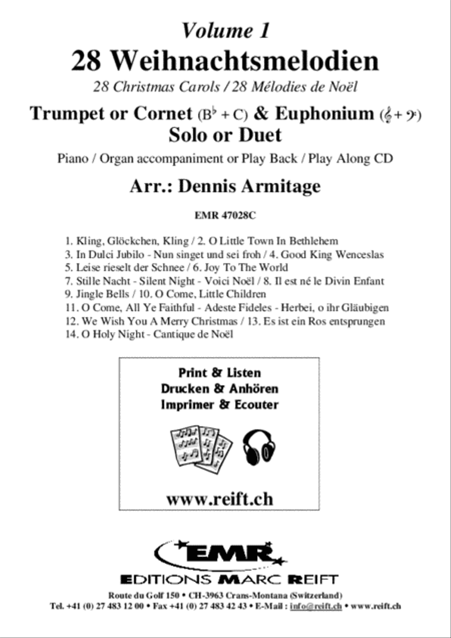 28 Weihnachtsmelodien Vol. 1 Brass Duet scores gallery preview page 2