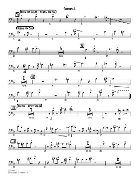 Seven Steps To Heaven - Trombone 2