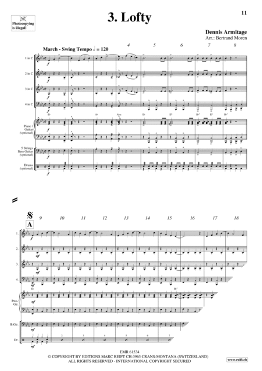 Beer Party Brass Quartet scores gallery preview page 5