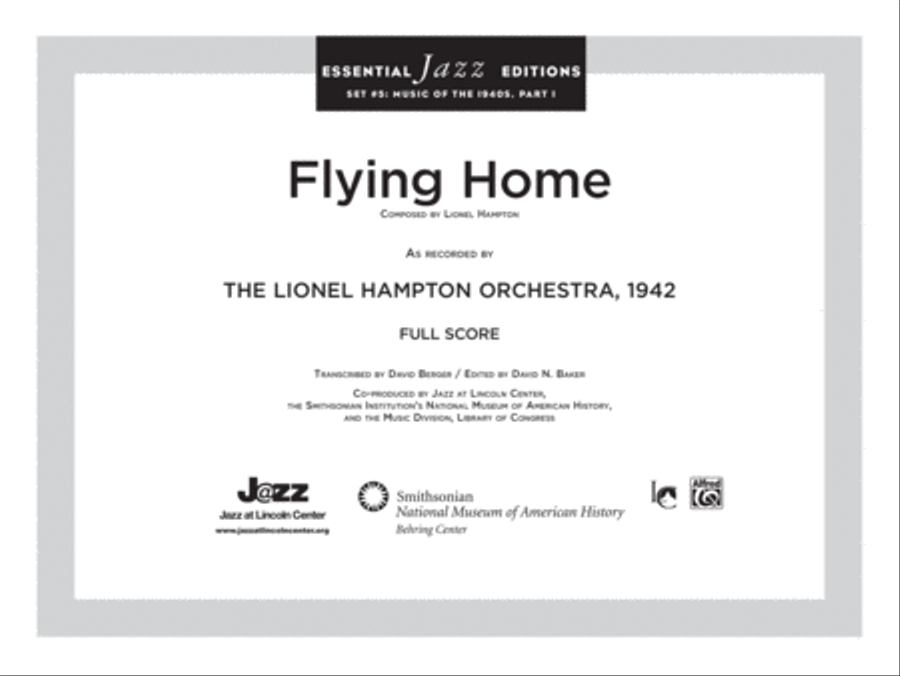 Flying Home: Score Jazz Ensemble scores gallery preview page 1