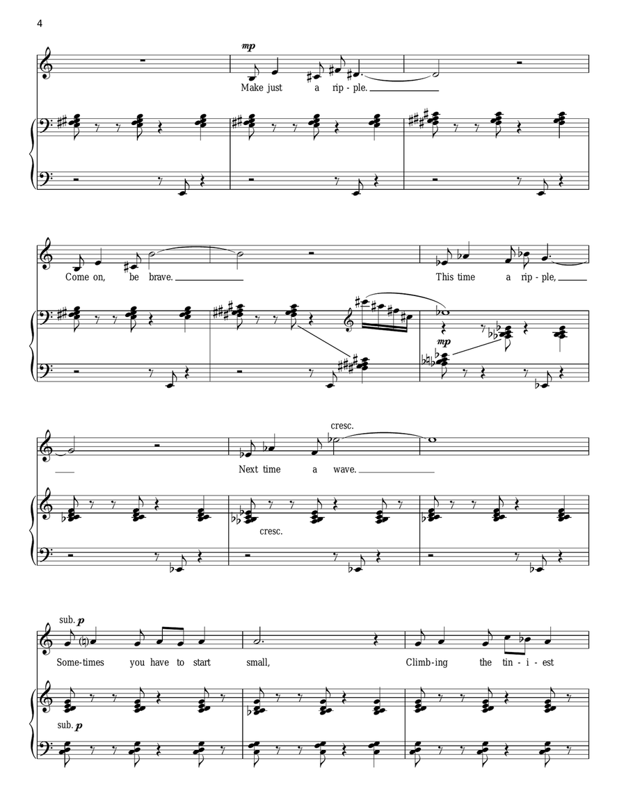 Everybody Says Don't Piano, Vocal scores gallery preview page 4