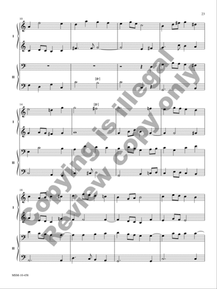 Four Duets for Organ