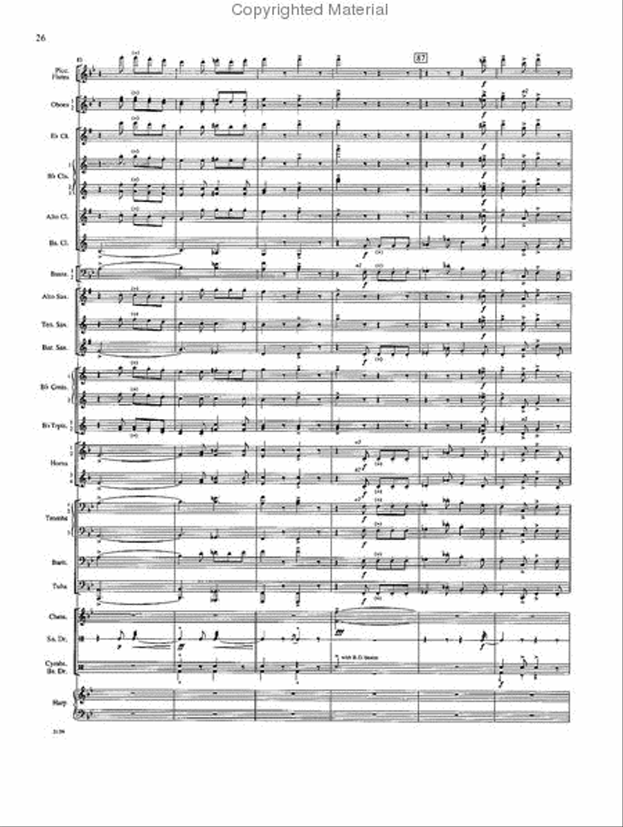 The Liberty Bell Concert Band scores gallery preview page 15