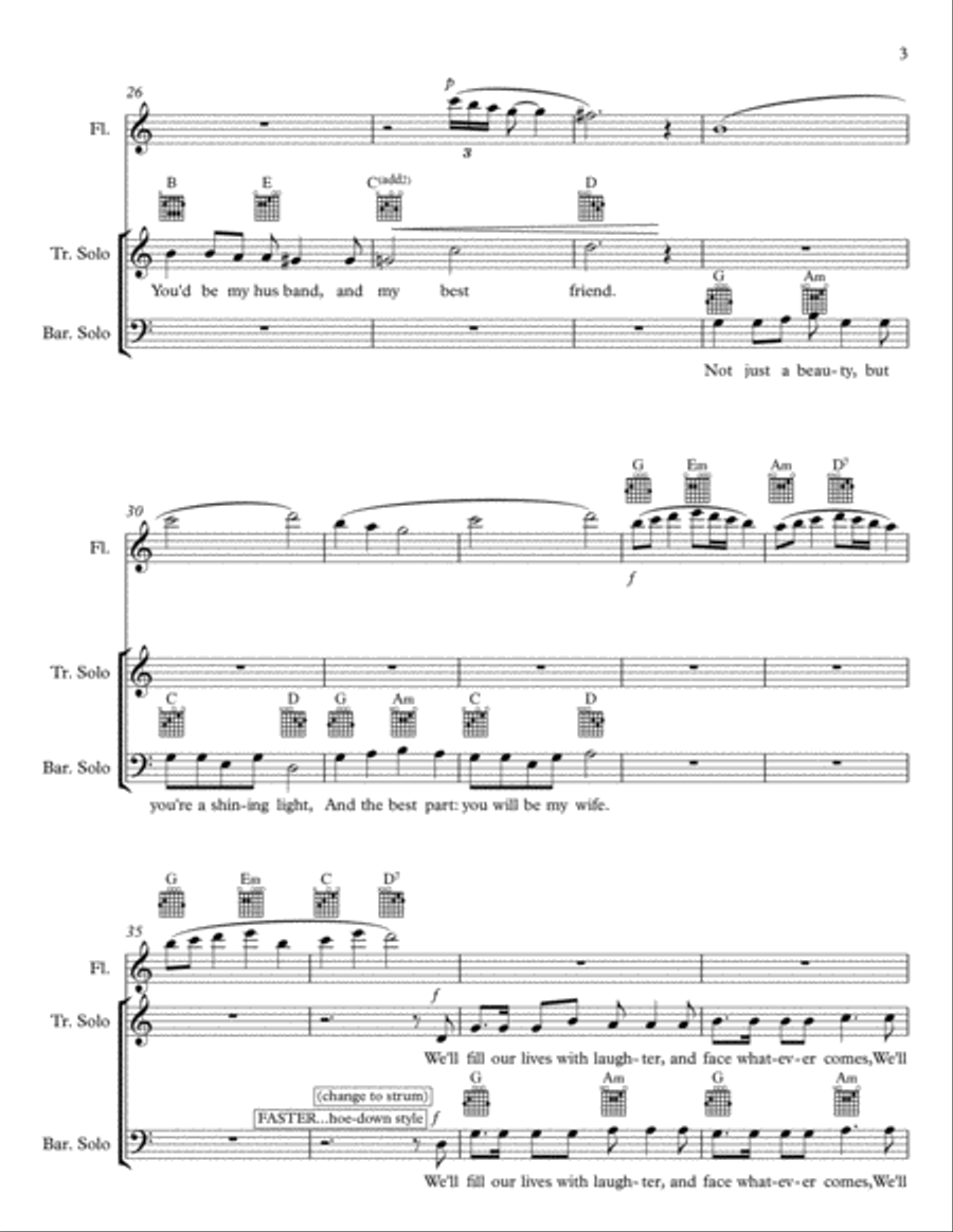 Wedding Canticle Wedding Canticle Vocal Duet scores gallery preview page 3