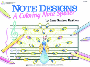 Book cover for Note Designs: a Coloring Note Speller
