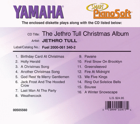 The Jethro Tull Christmas Album - Piano Software