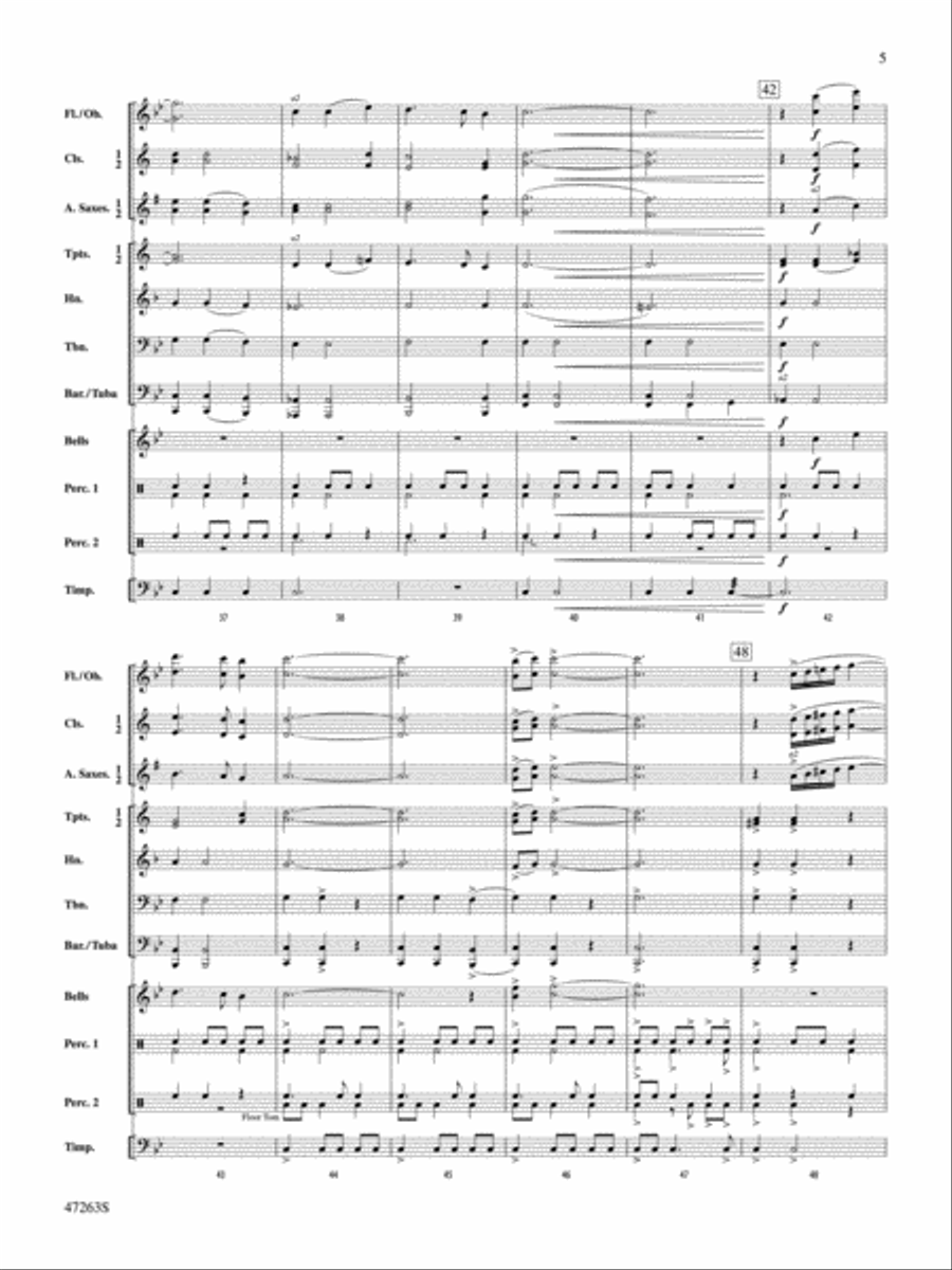 Galliard: Score Concert Band scores gallery preview page 5