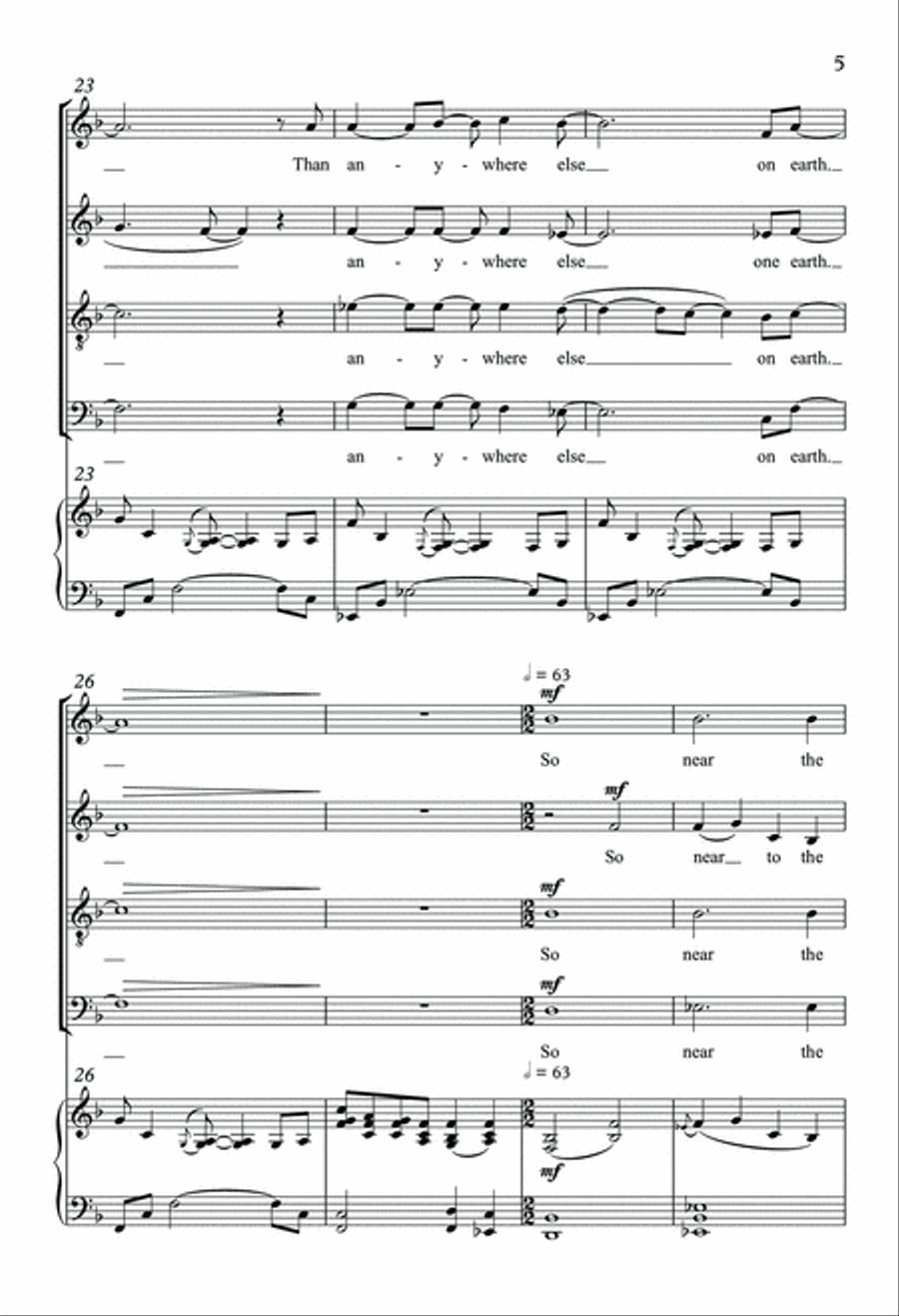 Garden Song 4-Part scores gallery preview page 5