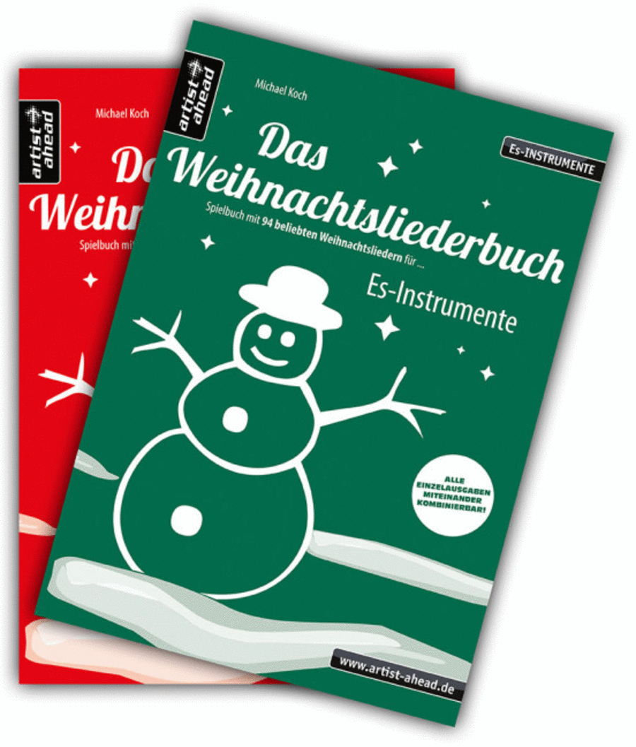Das Weihnachtliederbuch-Set für Es-Instrumente & Klavierbegleitung Piano Accompaniment scores gallery preview page 1